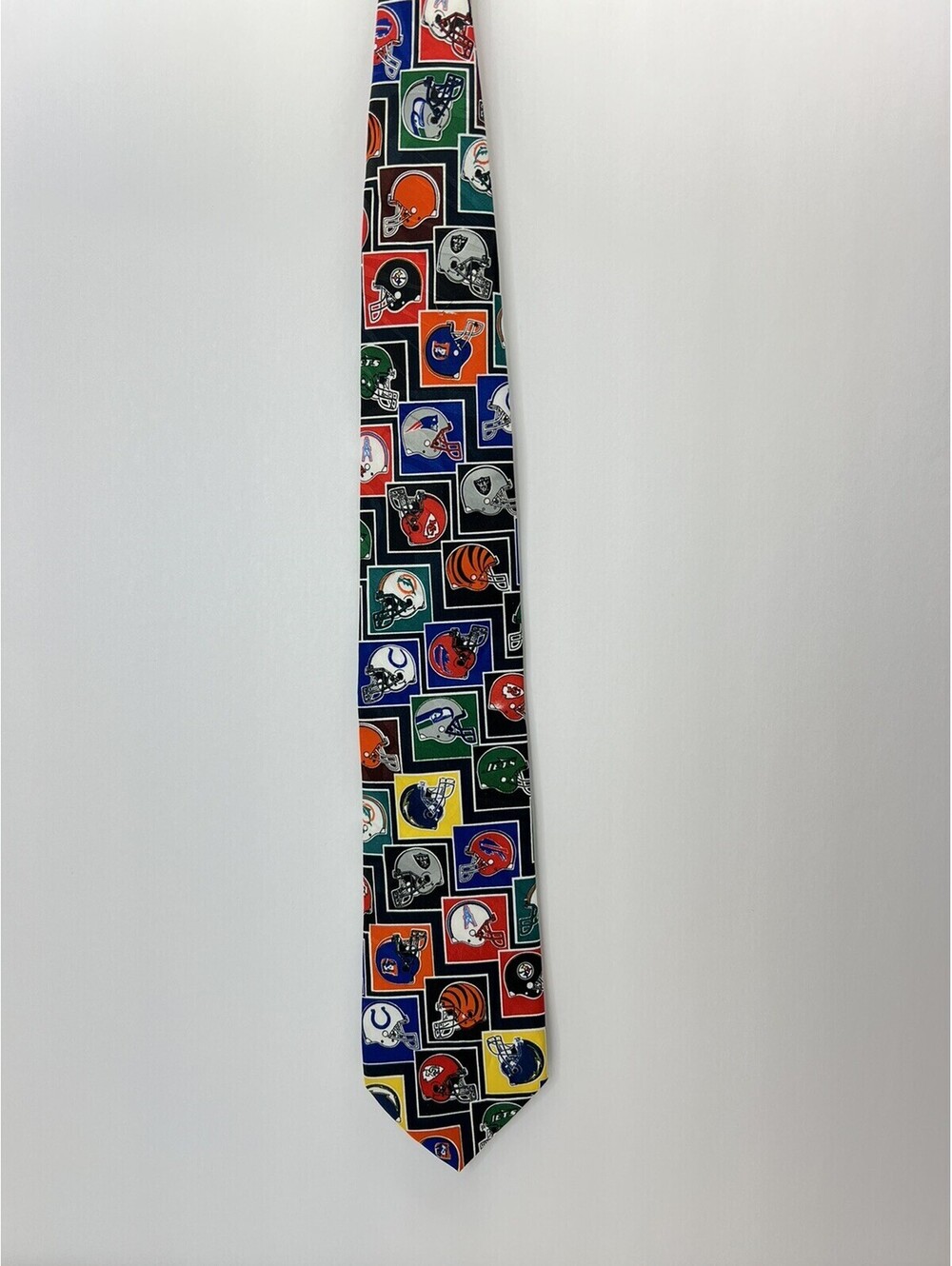 NFL TEAM HELMETS (AFC -1994) Men’s Tie by Surrey Vintage